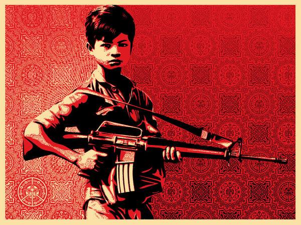 Shepard Fairey — Duality of Humanity 4: The Child Soldier's Gaze