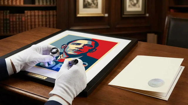 DEATH NYC Street Art Goku Super Saiyan Obama-Style Portrait (Red/Blue) Signed Ltd Ed Print COA: Collector Guide — What It Is, What It Is Worth
