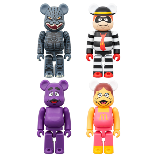 Godzilla vs McDonald’s: the 150% four-figure BE@RBRICK set