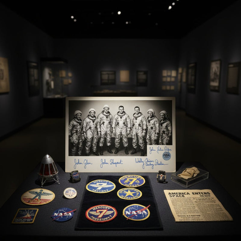 Mercury Seven Astronaut Autographs: Authentication & Rarity Guide - Gauntlet Gallery