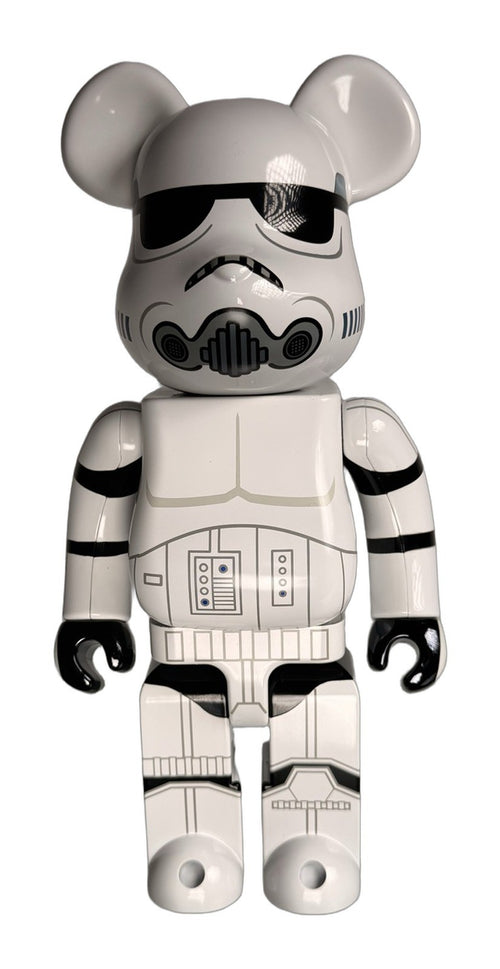 BE@RBRICK Star Wars Stormtrooper Chrome Ver 400% Medicom Toy Bearbrick New
