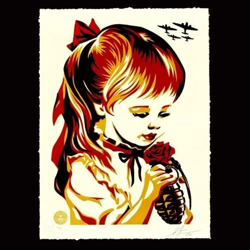 Shepard Fairey War By Numbers Signed Numbered Letterpress OBEY 2024 Ed 450