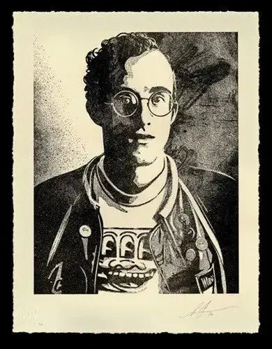 Shepard Fairey Art is for Everybody Keith Haring Signed Letterpress /450