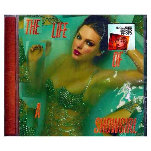 Taylor Swift The Life of a Showgirl CD Signed Photo New Sealed