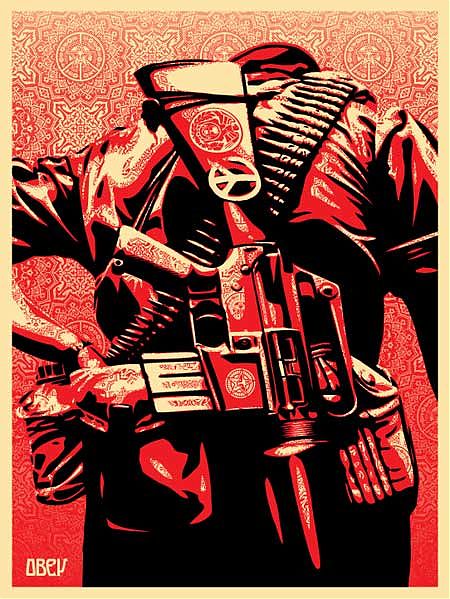 Shepard Fairey — Duality of Humanity 3: The Ornament of War