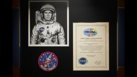Alan Shepard Signed Memorabilia — First American in Space AND Moon Walker Value Guide