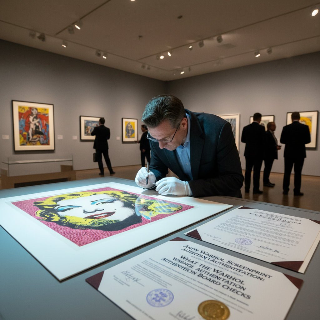 Andy Warhol Screenprint Authentication: What the Warhol Authentication Board Checks - Gauntlet Gallery