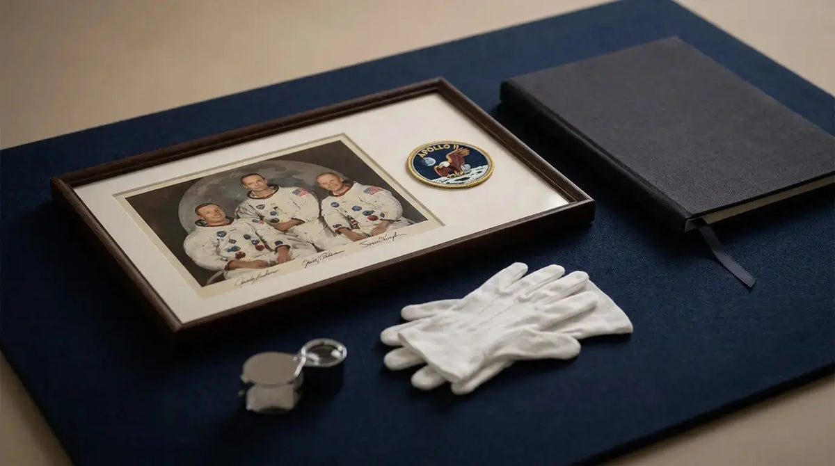 Apollo 11 Crew Memorabilia Complete Guide — Neil Armstrong, Buzz Aldrin, Michael Collins - Gauntlet Gallery