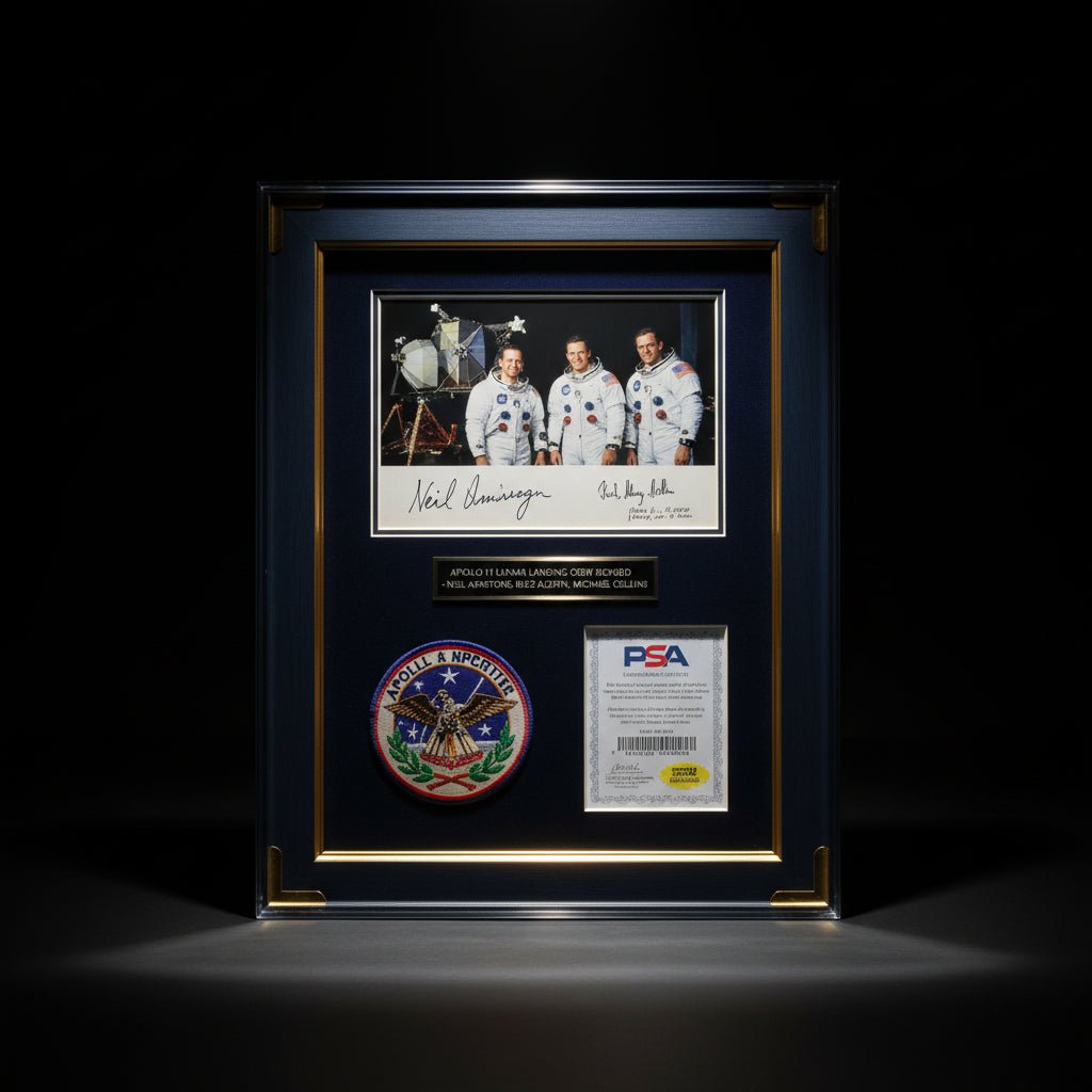 Apollo 11 Crew Memorabilia Complete Guide — Neil Armstrong, Buzz Aldrin, Michael Collins - Gauntlet Gallery