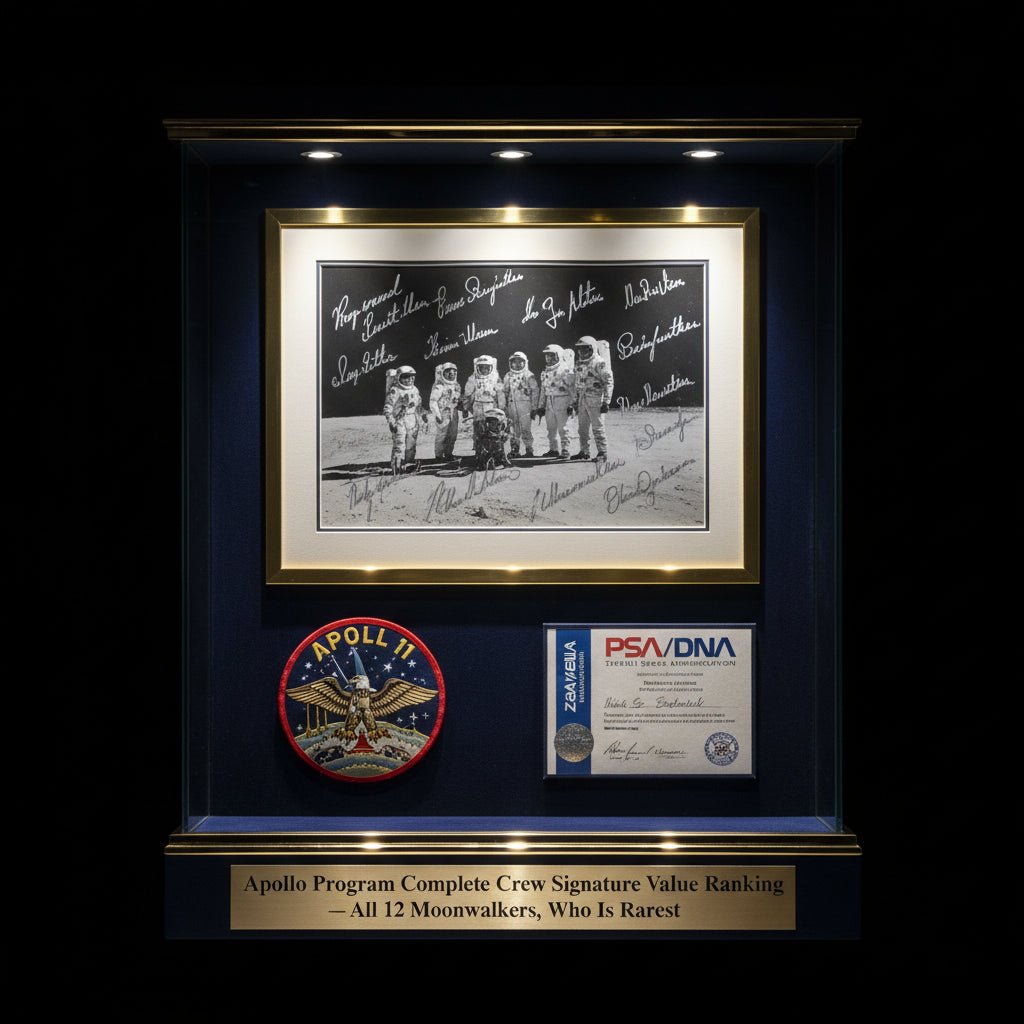 Apollo Program Complete Crew Signature Value Ranking — All 12 Moonwalkers, Who Is Rarest - Gauntlet Gallery