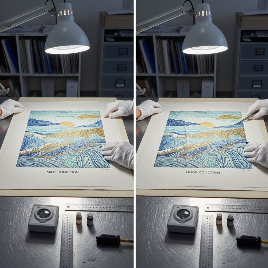 Art Print Condition Grading: VG, NM, Mint Explained for Collectors - Gauntlet Gallery