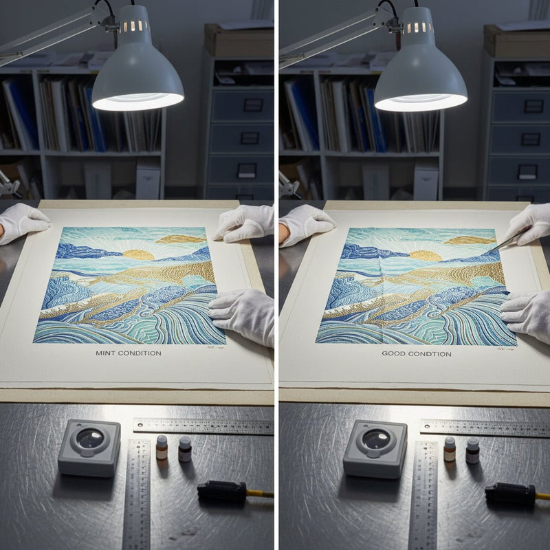 Art Print Condition Grading: VG, NM, Mint Explained for Collectors - Gauntlet Gallery