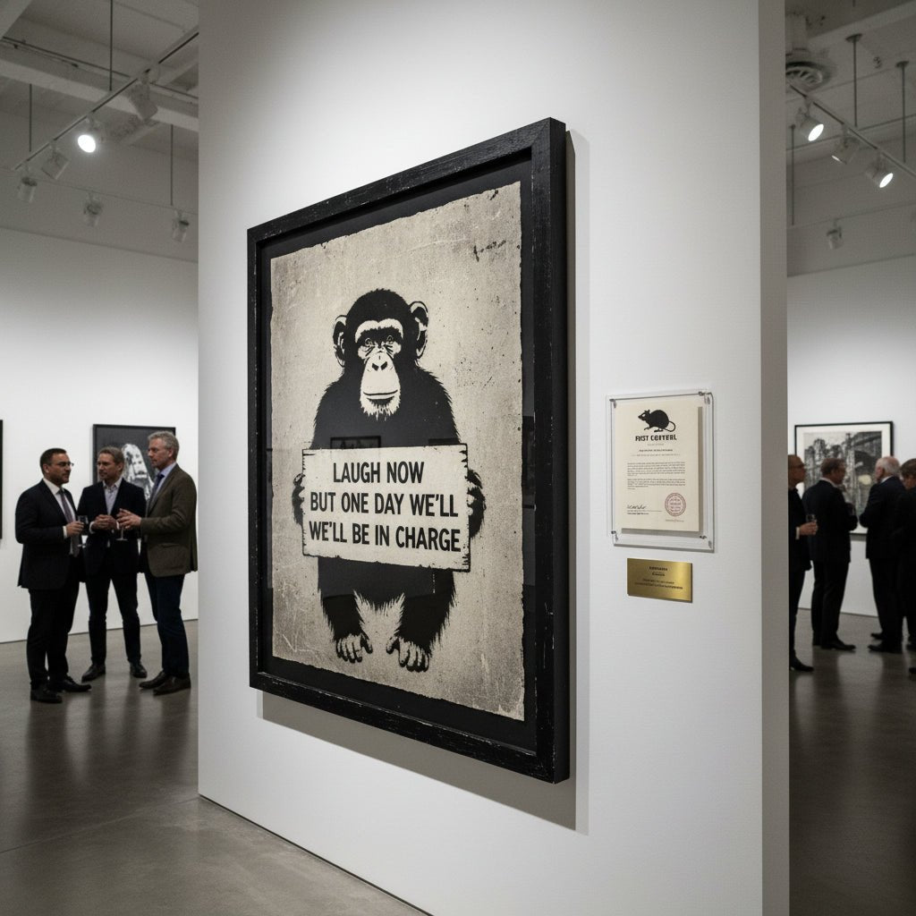 Banksy Print Authentication: Pest Control, Gross Domestic Product, and What Else Matters - Gauntlet Gallery