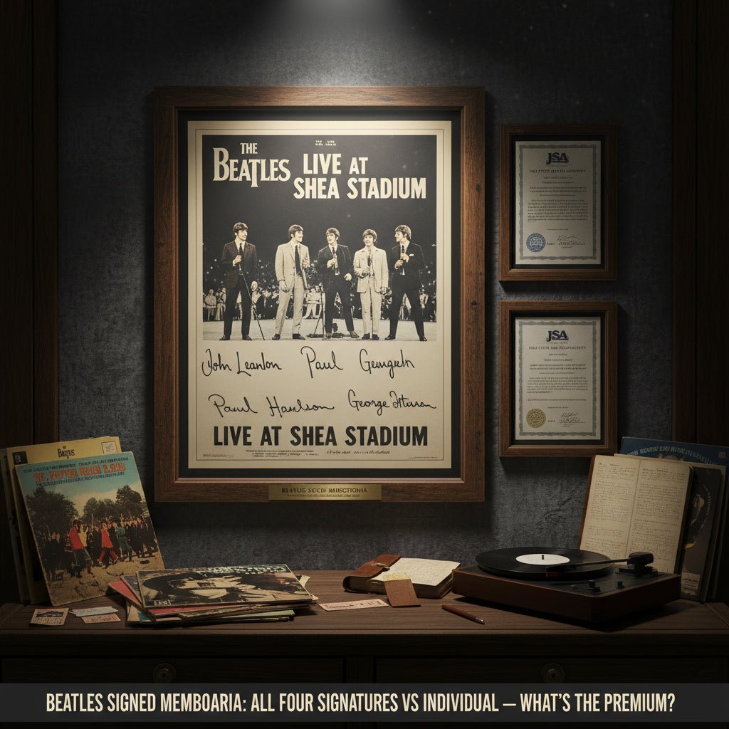 Beatles Signed Memorabilia: All Four Signatures vs Individual — What's the Premium? - Gauntlet Gallery