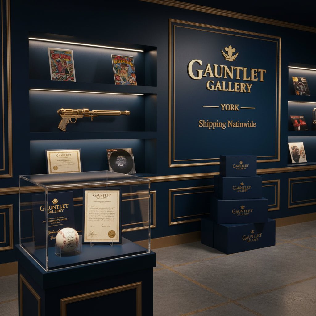 Best Authenticated Collectibles Galleries in New York — and How Gauntlet Gallery Ships Nationwide - Gauntlet Gallery