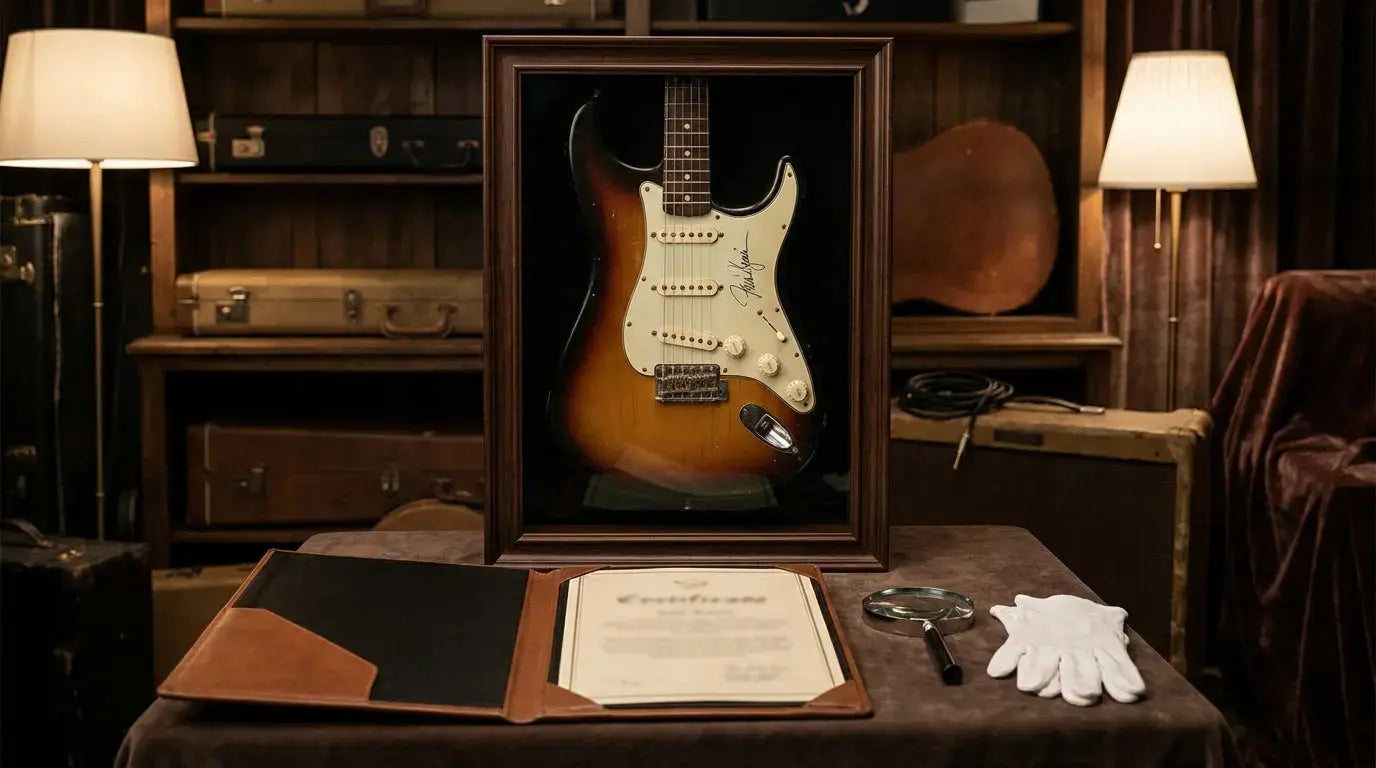 Best Place to Buy Signed Guitars Online: Authentication Before Artist Hype - Gauntlet Gallery