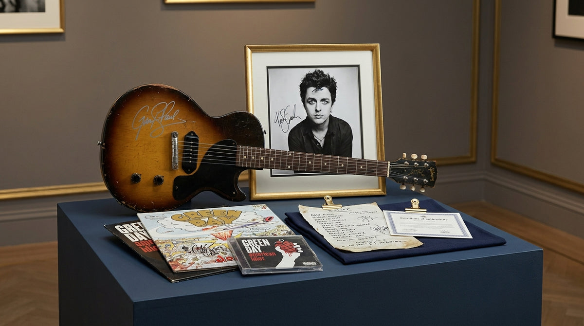 The Best Signed Billy Joe Armstrong Items for Collectors: CDs, Vinyl, Photos, Guitars and Paperwork