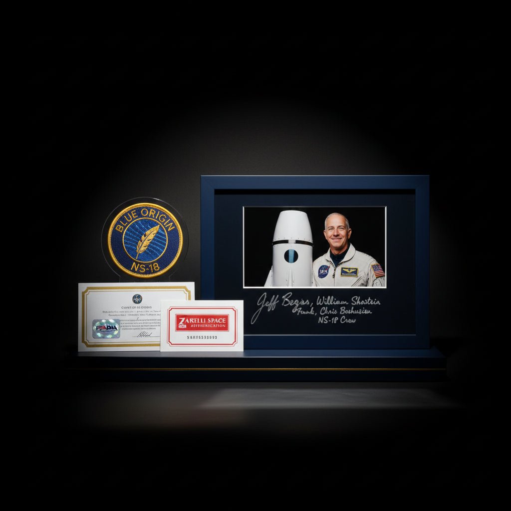 Blue Origin Complete Memorabilia Guide — Bezos, Shatner, Funk, NS Crew Value Comparison - Gauntlet Gallery