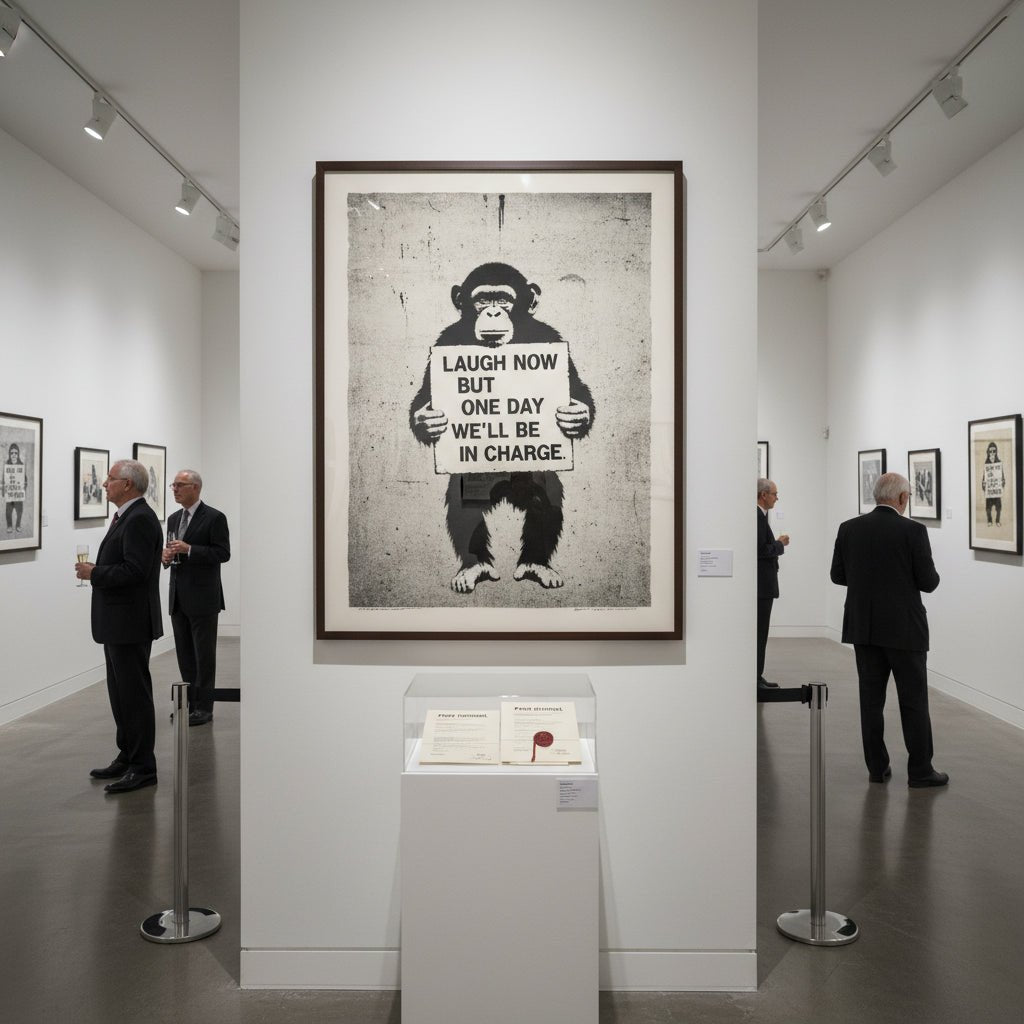 Buying Banksy at Auction vs Gallery: Heritage, Sotheby's, Christie's vs Gauntlet Gallery - Gauntlet Gallery