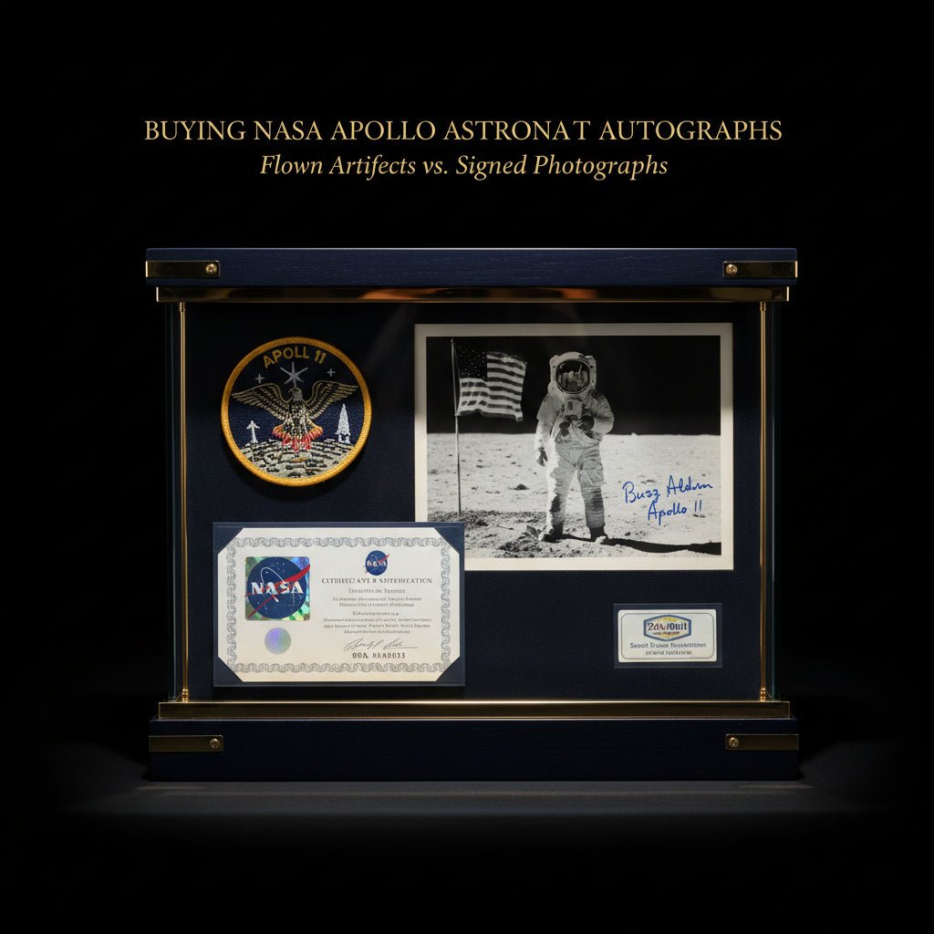 Buying NASA Apollo Astronaut Autographs: Flown Artifacts vs. Signed Photographs - Gauntlet Gallery