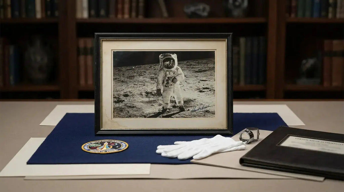 Buzz Aldrin Signed Space Memorabilia: Collector Guide, Rarity & Value - Gauntlet Gallery