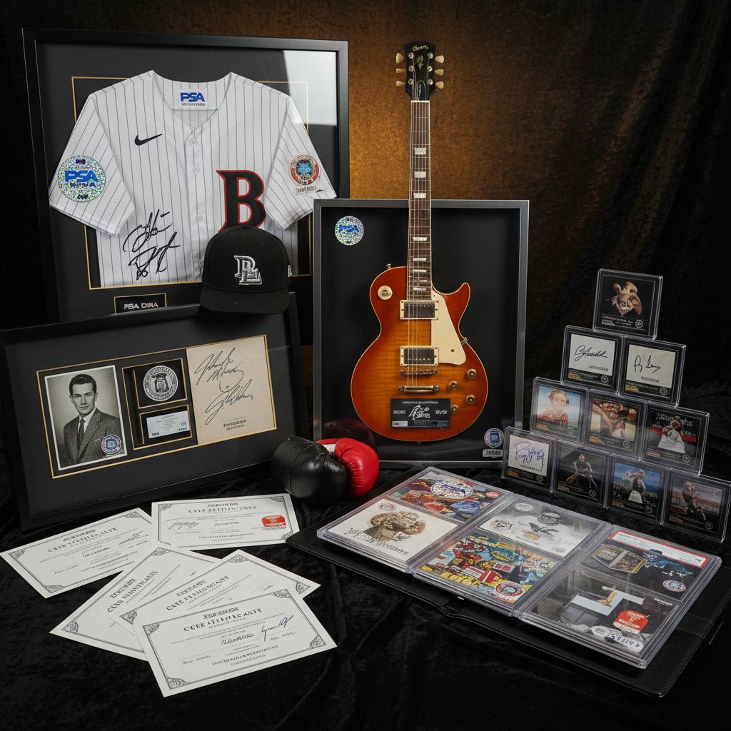 Celebrity Signed Memorabilia: Authentication Standards and Collector Risk - Gauntlet Gallery