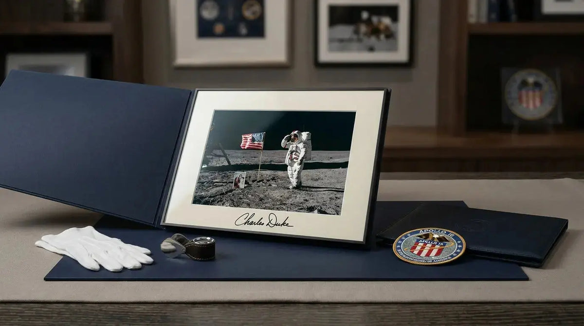 Charles Duke Signed Memorabilia — Youngest Person to Walk on the Moon, Value Guide - Gauntlet Gallery