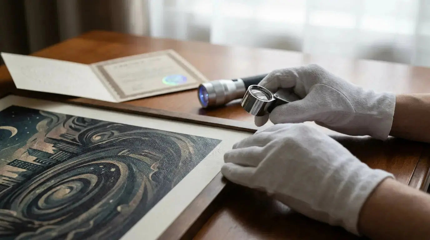 DEATH NYC Umbrella Girl Starry Night Banksy Van Gogh Ltd Ed Signed Print COA: Collector Guide - What It Is, What It Is Worth - Gauntlet Gallery