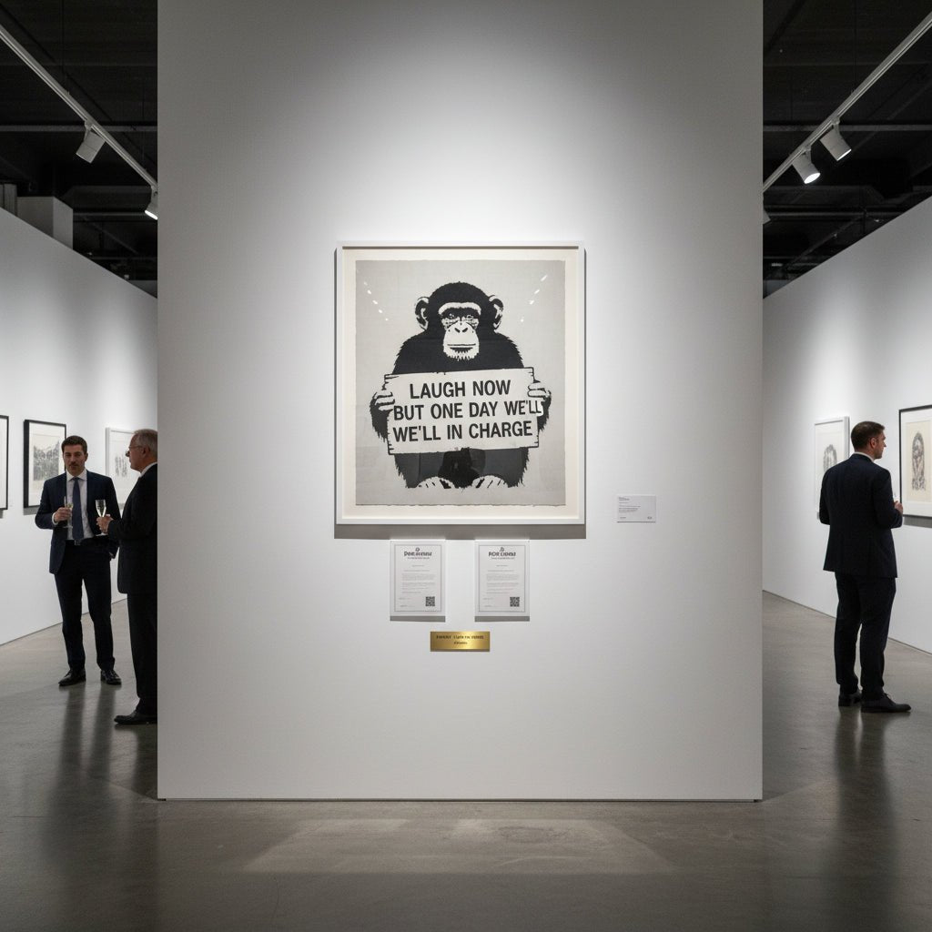 Death NYC vs. Banksy: Pop Art Appropriation, Two Different Authentication Chains - Gauntlet Gallery