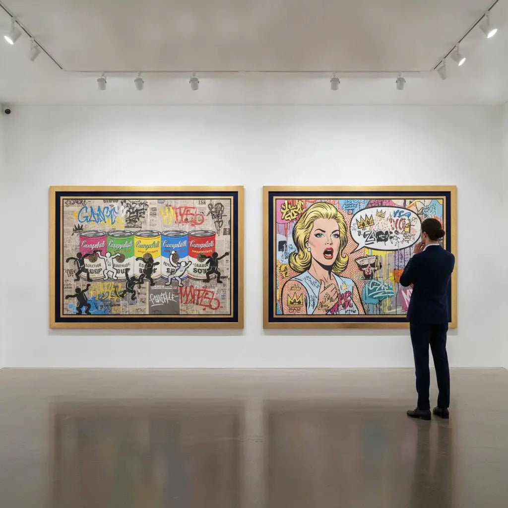 Death NYC vs Mr. Brainwash: Mash-Up Art Compared - Gauntlet Gallery