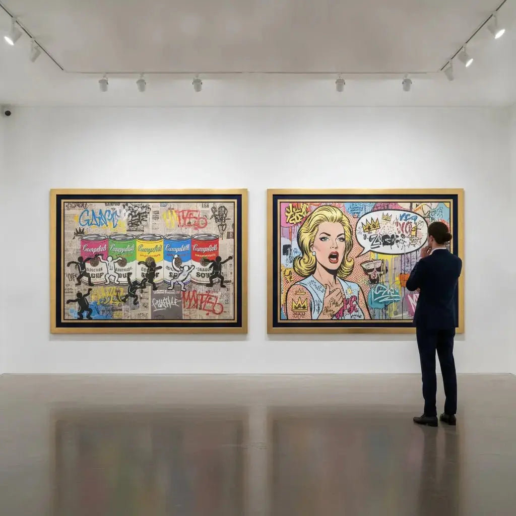 Death NYC vs Mr. Brainwash: Mash-Up Art Compared - Gauntlet Gallery