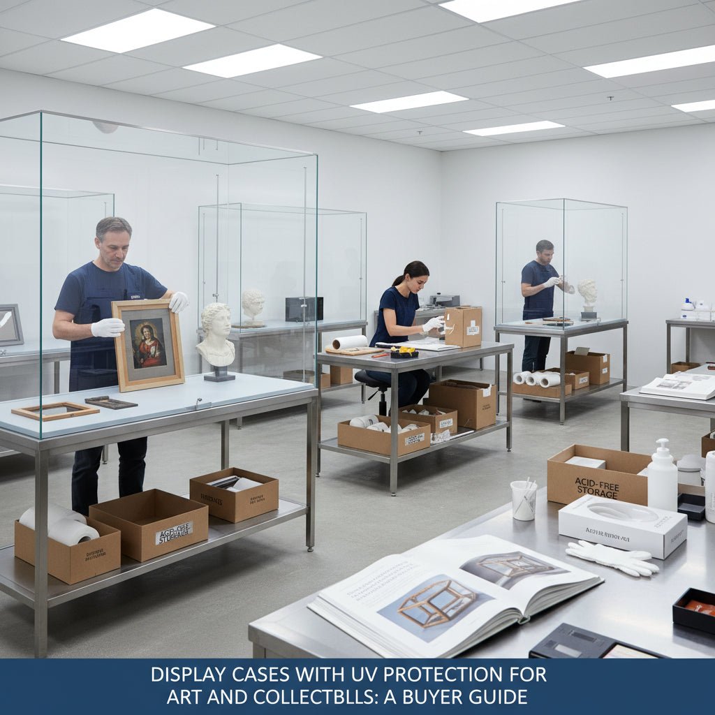 Display Cases with UV Protection for Art and Collectibles: A Buyer's Guide - Gauntlet Gallery