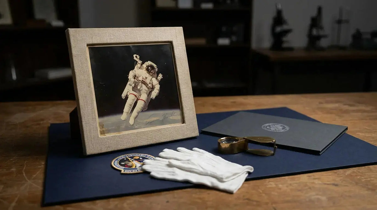 Ed White Signed Memorabilia — First American Spacewalk (Died Apollo 1); Value Guide - Gauntlet Gallery