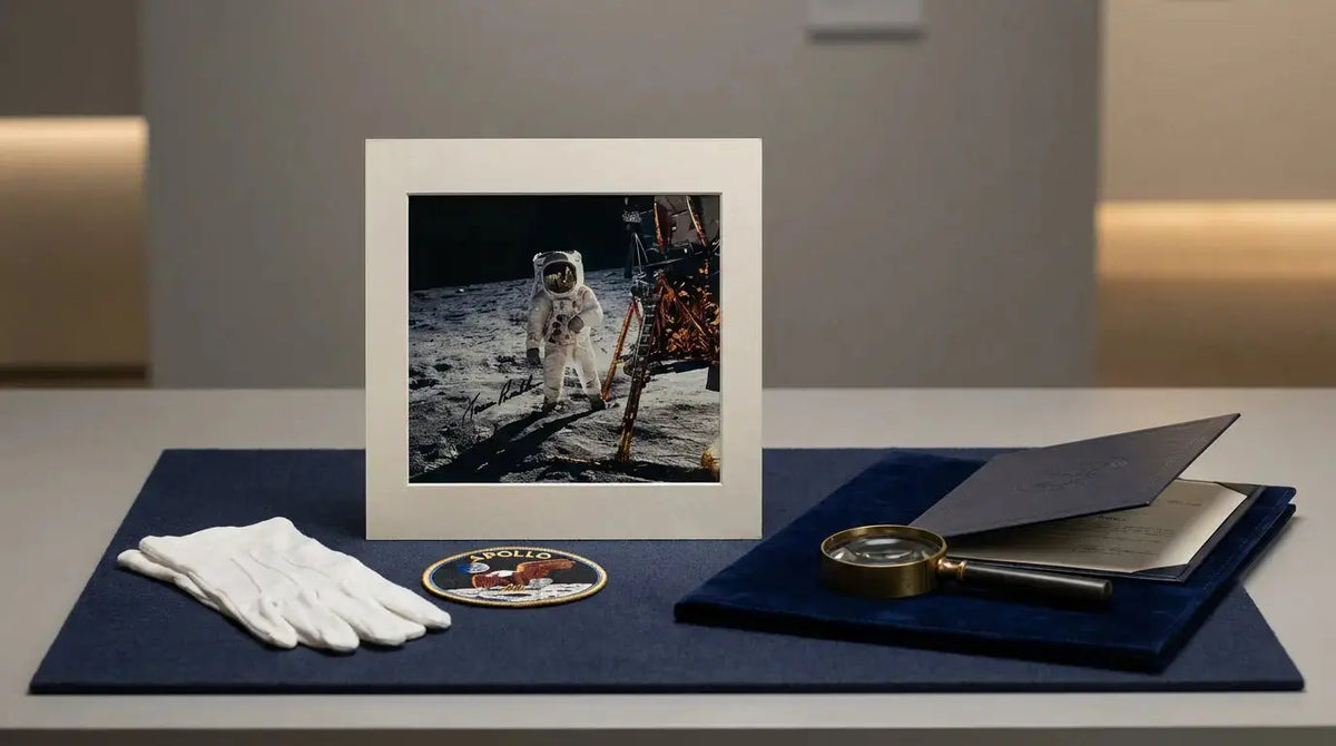 Edgar Mitchell Signed Memorabilia — Apollo 14 LM Pilot, ESP Experiments, Collector Value - Gauntlet Gallery