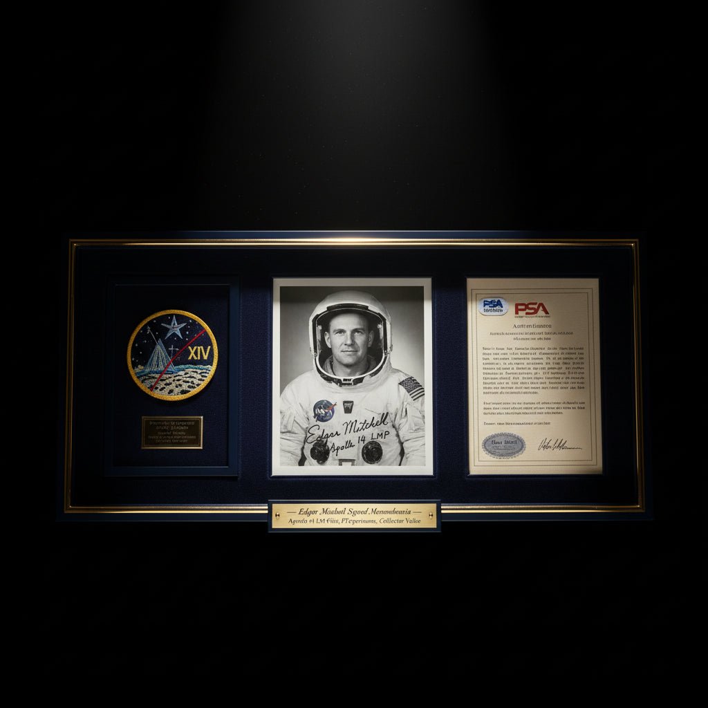 Edgar Mitchell Signed Memorabilia — Apollo 14 LM Pilot, ESP Experiments, Collector Value - Gauntlet Gallery
