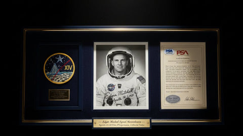 Edgar Mitchell Signed Memorabilia — Apollo 14 LM Pilot, ESP Experiments, Collector Value
