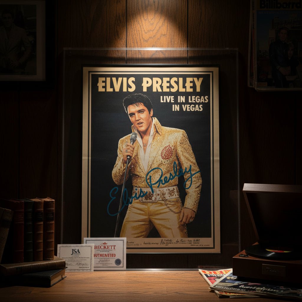 Elvis Presley Signed Memorabilia — Authentication Guide: JSA vs PSA vs Beckett - Gauntlet Gallery