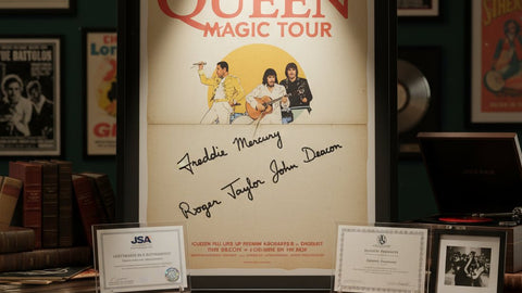 Freddie Mercury Signed Memorabilia: Queen Autographs and the Full-Lineup Premium