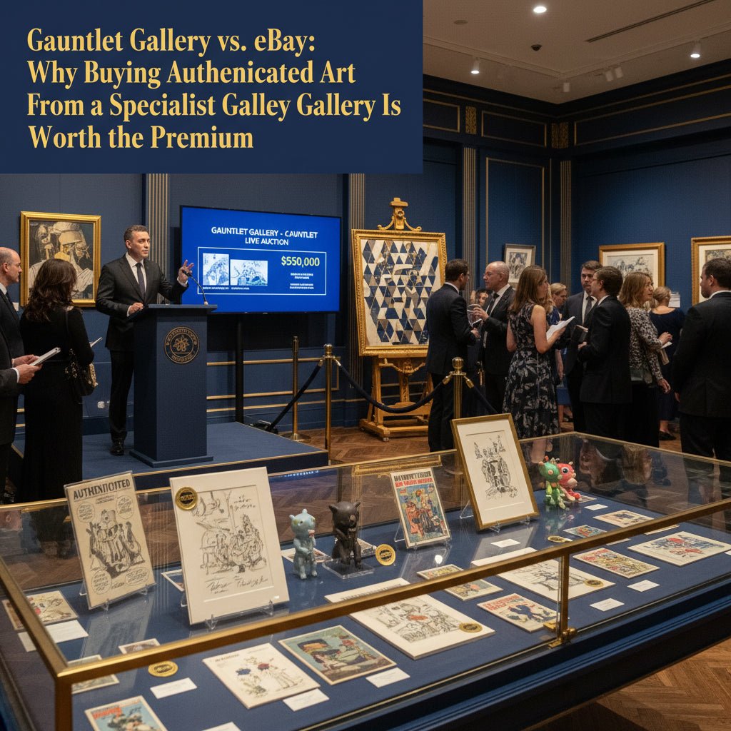 Gauntlet Gallery vs. eBay: Why Buying Authenticated Art From a Specialist Gallery Is Worth the Premium - Gauntlet Gallery