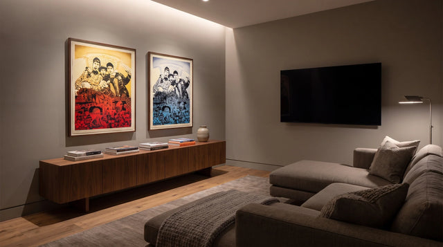 Designing an Art Wall Around a Television