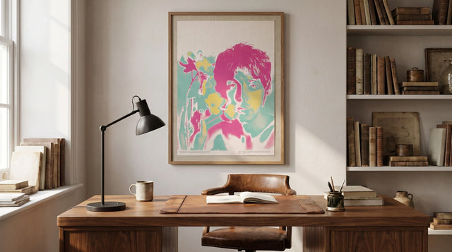 Richard Avedon's Beatles Posters in an Interior With History
