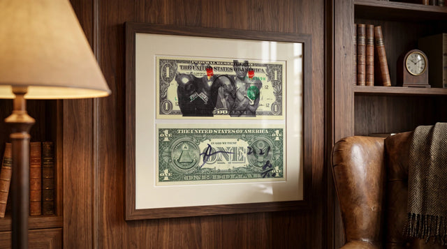 Framed Dollar-Bill Art: Designing for Close Viewing