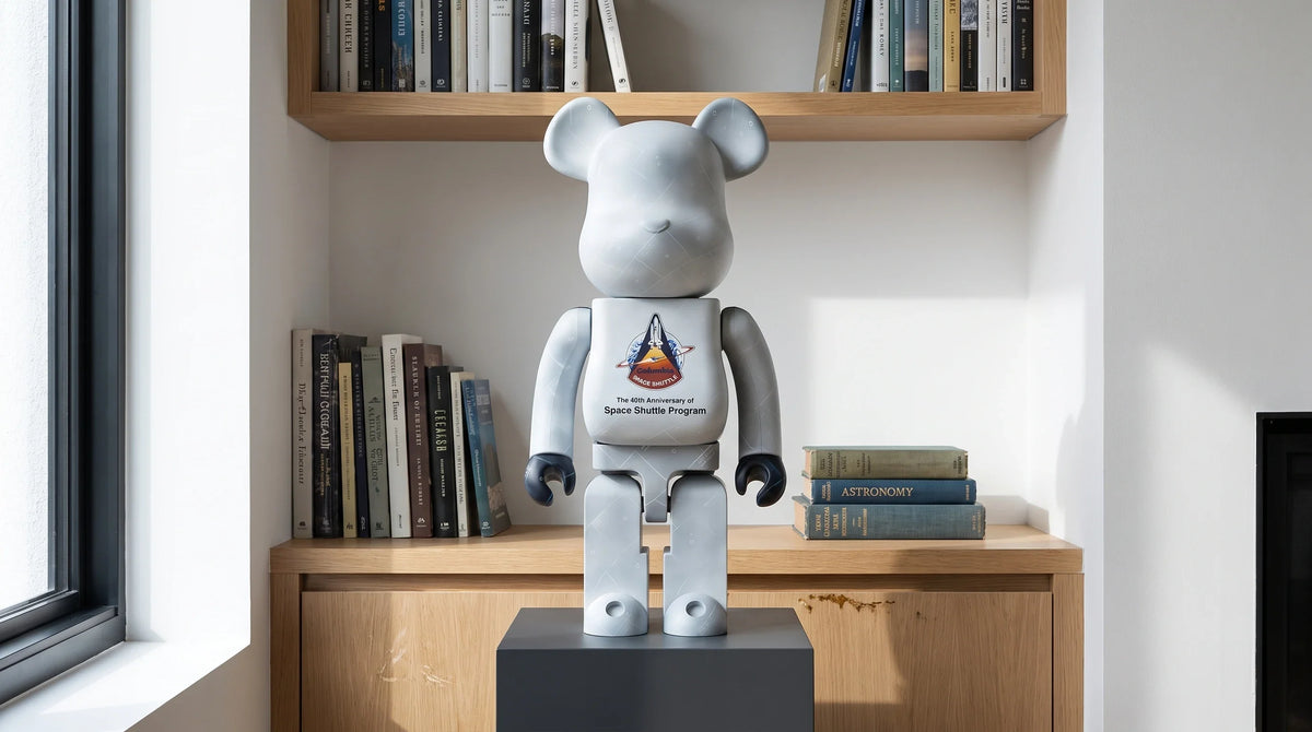 AI interior concept for nasa be@rbrick in a home that loves science