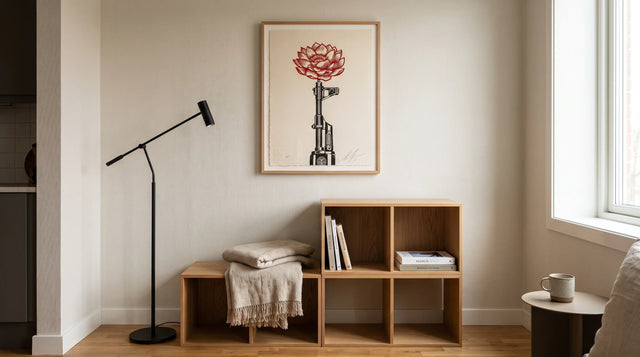 A Rental Apartment Art Plan That Can Move With the Client