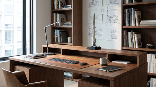 A Space Collectible on the Desk: Design Around the Actual Footprint