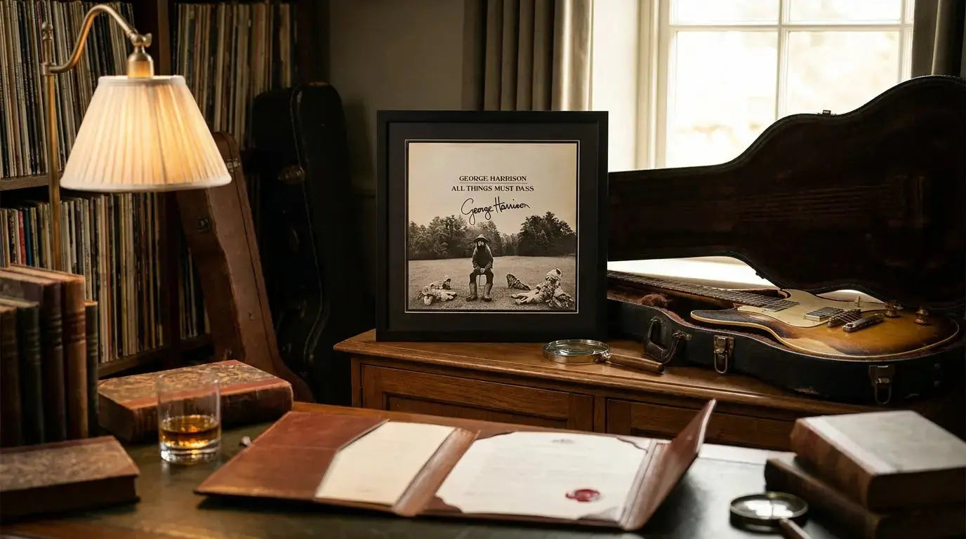 George Harrison Signed Memorabilia — Value Guide (Died 2001, Fixed Supply) - Gauntlet Gallery