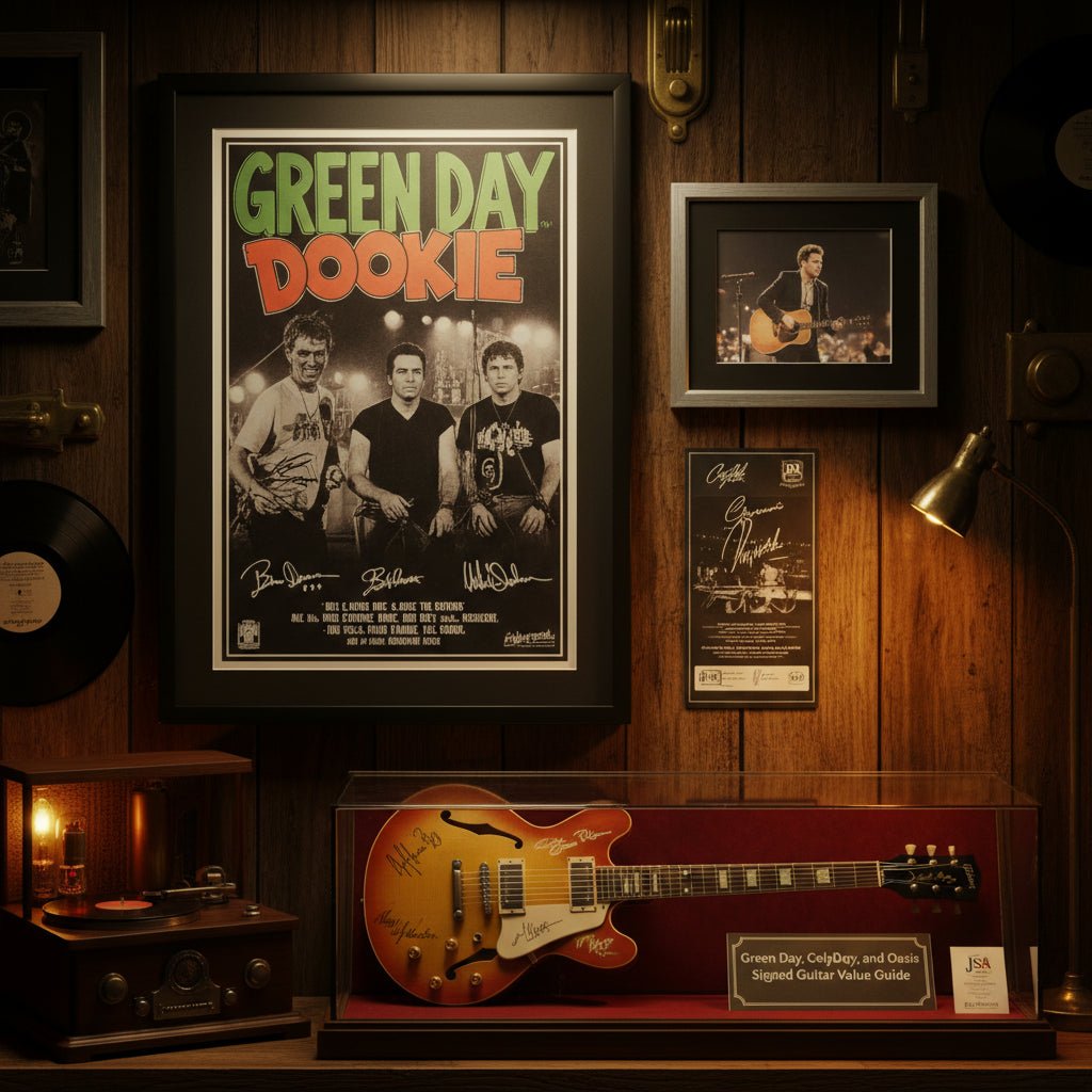 Green Day, Coldplay, and Oasis Signed Guitar Value Guide - Gauntlet Gallery