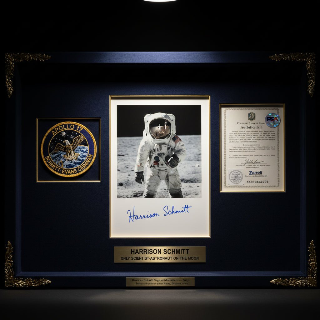 Harrison Schmitt Signed Memorabilia — Only Scientist-Astronaut on the Moon, Collector Value - Gauntlet Gallery
