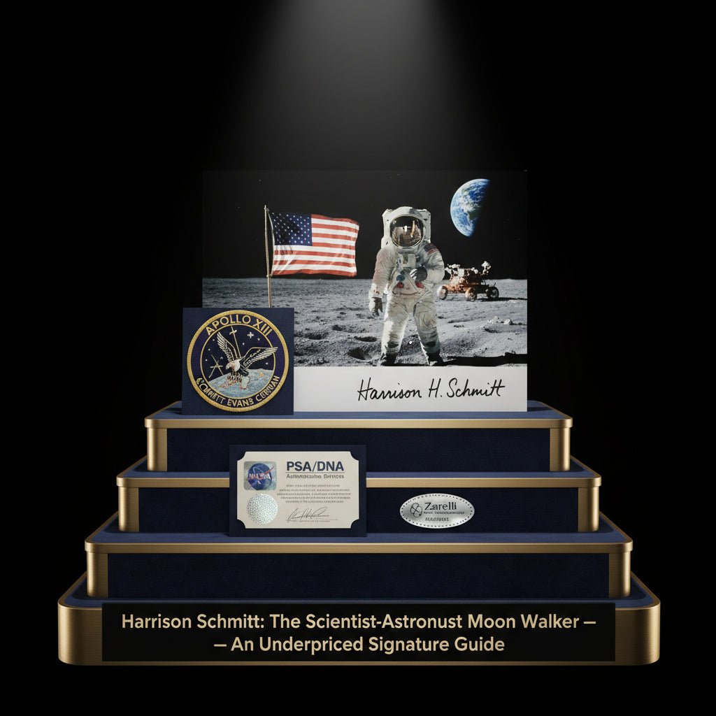 Harrison Schmitt: The Scientist-Astronaut Moon Walker — An Underpriced Signature Guide - Gauntlet Gallery
