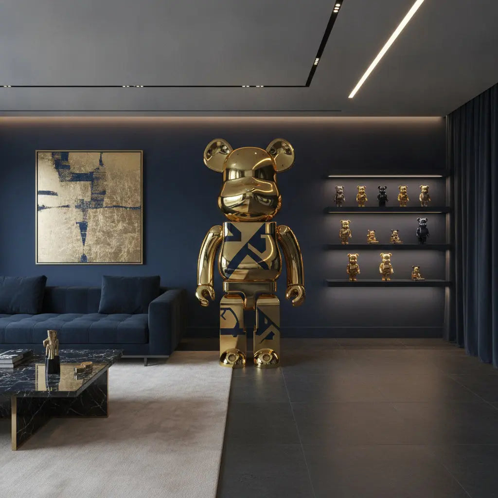 BE@RBRICK 1000% Display: Wall, Floor, or Furniture Guide